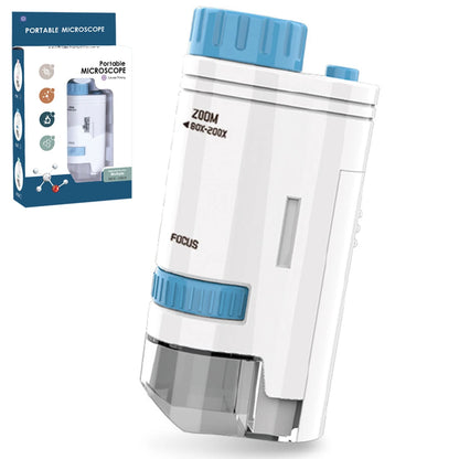 Compacte Elektrische Zakmicroscoop met LED | HD Microscoop voor Kinderen