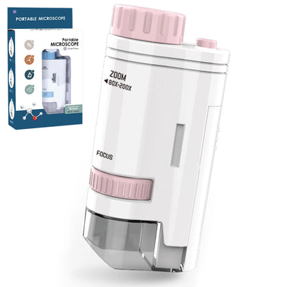 Compacte Elektrische Zakmicroscoop met LED | HD Microscoop voor Kinderen