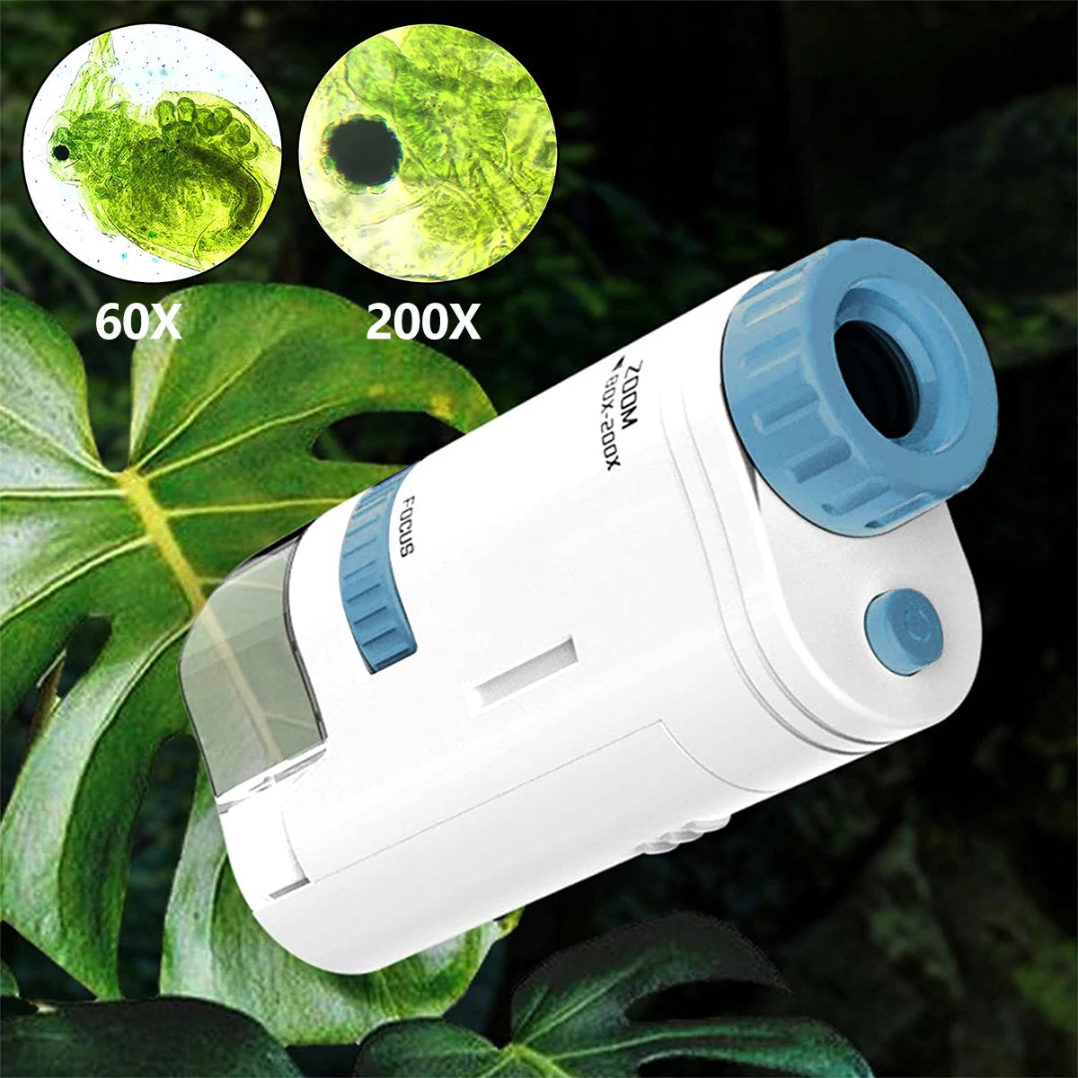 Compacte Elektrische Zakmicroscoop met LED | HD Microscoop voor Kinderen